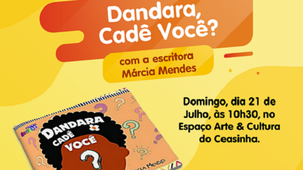 Salvador: Escritora Márcia Mendes apresenta neste domingo o enredo do livro “Dandara Cadê Você?” - salvador, literatura