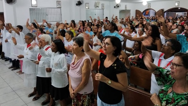 SAJ: Paróquia Nossa Senhora do Perpétuo Socorro comemora 3 anos de instalação - saj, noticias, destaque, catolico