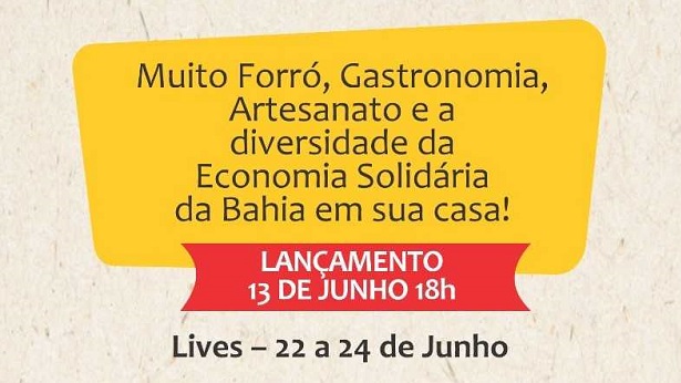 Valença: Festival de Economia Solidária Virtual começa neste sábado, 13 - valenca