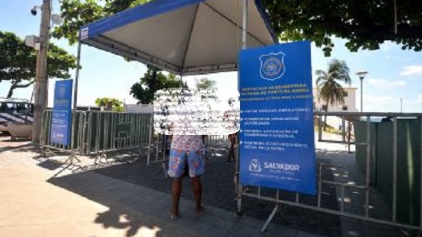 Salvador: Prefeitura controla acesso à praia do Farol da Barra - salvador