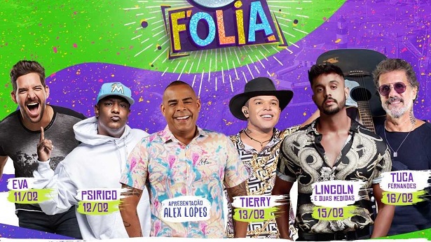 SBT Folia divulga programação com Tierry, Psirico e mais atrações - noticias, entretenimento, bahia