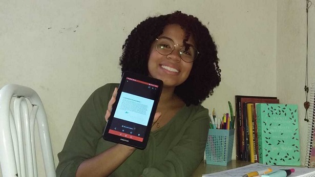 Rede Estadual: Estudante Noemi Santos fala da experiência de participar do programa Mais Estudo - noticias, bahia