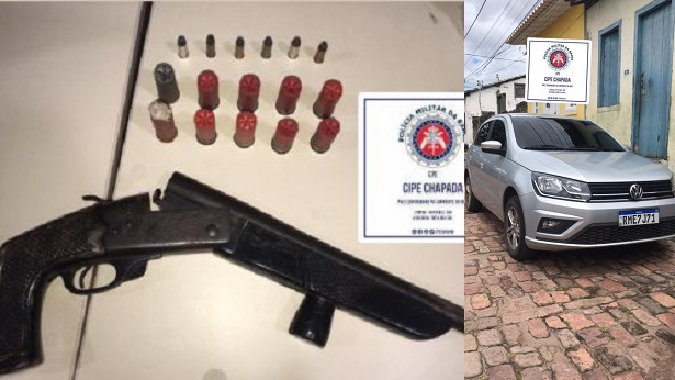 Carro roubado em Salvador é recuperado na Chapada Diamantina - seabra, policia, mucuge, chapada-diamantina, bahia