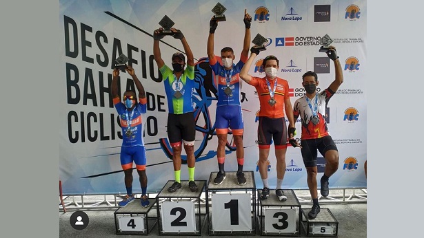 Lucas Tácio sobe no pódio no Desafio Bahia de Ciclismo - noticias, esporte, bahia