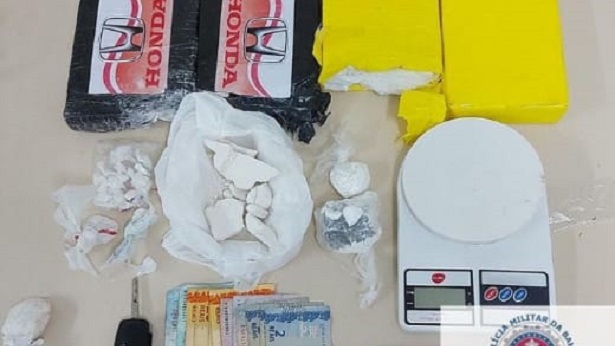 Luís Eduardo Magalhães: Carga de cocaína avaliada em R$ 120 mil é apreendida - policia, luis-eduardo-magalhaes, bahia