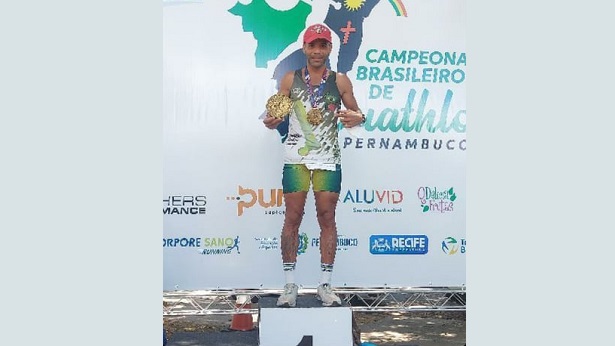 Santoantoniense Wellington Oliveira sagra-se campeão do Campeonato Brasileiro de Duathlon Sprint - noticias, esporte, destaque