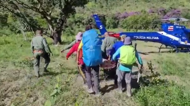 Chapada Diamantina: Polícia Militar resgata idosa - chapada-diamantina, bahia