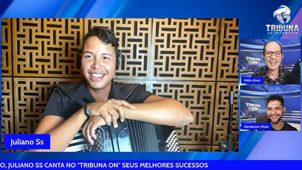 JULIANO SS CANTOU CLÁSSICOS DO FORRÓ E SUAS NOVAS MÚSICAS DE TRABALHO - tribuna-on, destaque