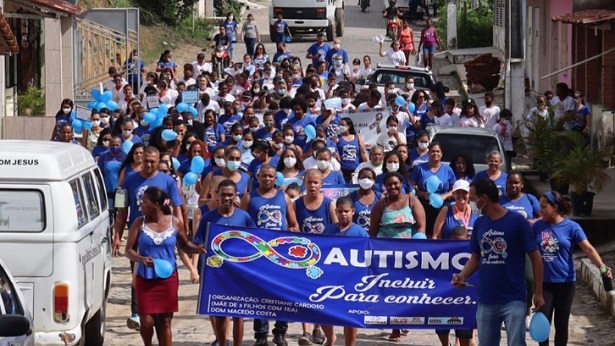 Dom Macedo Costa: 2ª Caminhada de Conscientização do Autismo é realizada com sucesso - noticias, dom-macedo-costa, bahia