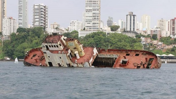 Setur-BA confirma dois novos naufrágios controlados na Baía de Todos-os-Santos - salvador
