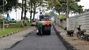 SAJ inicia asfaltamento da Idelfonso Guedes - saj, noticias, bahia