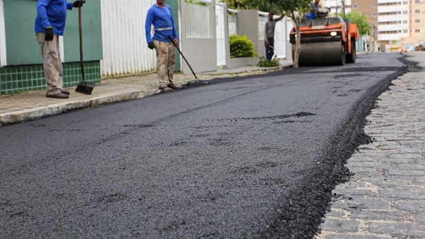 SAJ inicia obras de pavimentação asfáltica em diversas ruas - saj