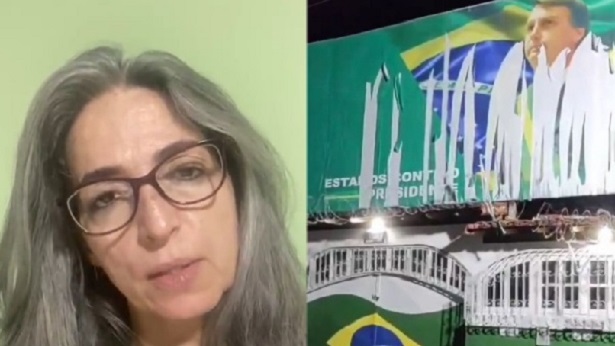 Eunápolis: Dra. Raissa repudia vandalismo contra imagem de Bolsonaro - eunapolis, bahia