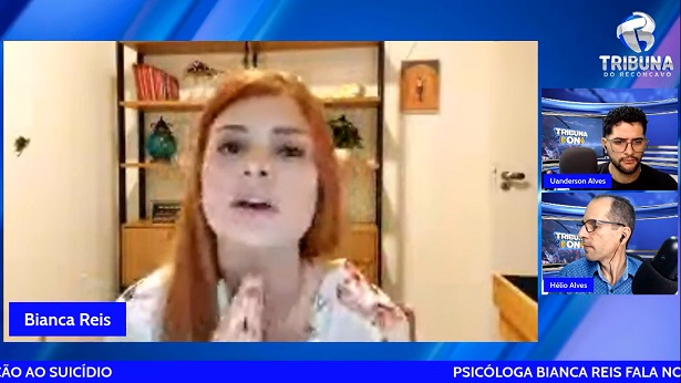 PSICÓLOGA BIANCA REIS FALOU SOBRE PREVENÇÃO AO SUICÍDIO - tribuna-on, destaque