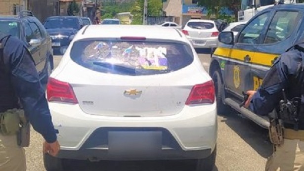 PRF recupera veículo roubado em Simões Filho - simoes-filho, destaque, bahia