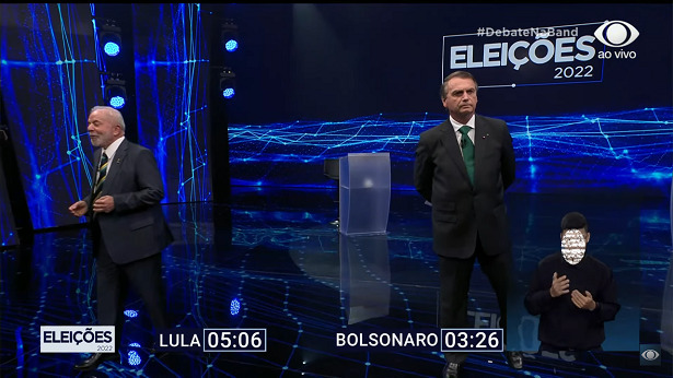 Lula e Bolsonaro tem primeiro confronto direto do 2º turno em debate na Band - politica, noticias