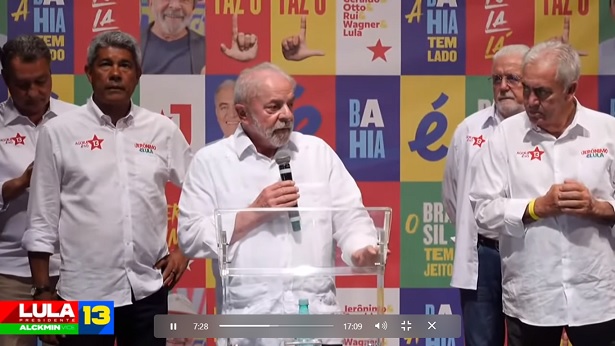 Em Salvador, Lula fala de 'política tributária progressiva' e reforça mudança no IR - bahia