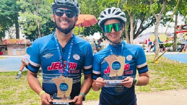 Elísio Medrado: Ciclistas Albha e Dayan são campeões do AmaRider - esporte, elizio-medrado