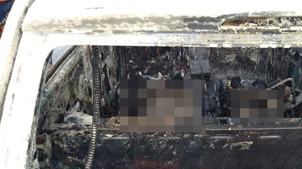 Itatim: Homens são assassinados na BR-116; carro foi incendiado - itatim, destaque