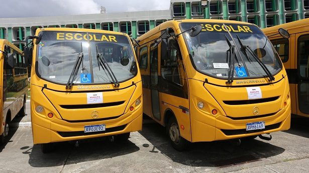 SAJ recebe dois ônibus escolares - saj, noticias
