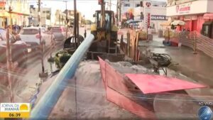 Embasa conclui reparo de vazamento em Ondina - salvador, bahia