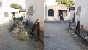 SAJ: Município realiza ação de limpeza e retirada de entulho da Rua Ferreira Silva - saj, noticias