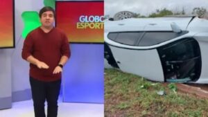 Apresentador da TV Bahia, Danilo Ribeiro sofre acidente de carro ao retornar a Salvador - celebridade, transito