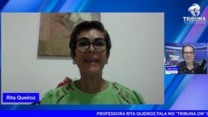 PROFESSORA RITA QUEIROZ FALOU SOBRE O LIVRO "OLHARES DE ENCONTRO" - tribuna-on
