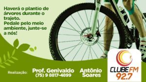 Será nesse domingo o 1º Pedal Verde de Santo Antônio de Jesus - saj, destaque