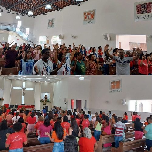SAJ: Grupos de Oração da RCC realizaram Festa de Pentecostes neste domingo (28) - saj, destaque, catolico