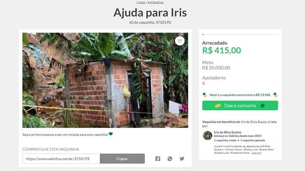 Amigos fazem vaquinha para ajudar família soterrada em desabamento na periferia de Salvador; menino de 8 anos morreu - salvador