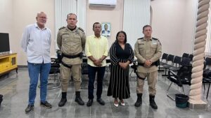 SAJ: Gestão municipal realiza reunião com representantes das polícias Civil e Militar - saj, noticias