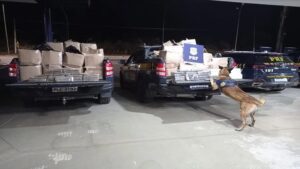 Vitória da Conquista: Polícia apreende quase uma tonelada de maconha e cocaína em caminhão; motorista que transportava droga fugiu - vitoria-da-conquista, destaque