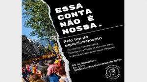 Bancários e aposentados protestam pelo fim do equacionamento de dívidas da CAIXA - economia, brasil