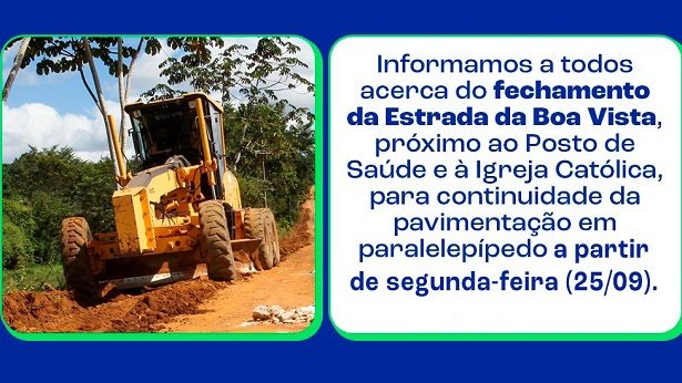 SAJ: Prefeitura interdita provisoriamente a estrada da Boa Vista - saj, destaque