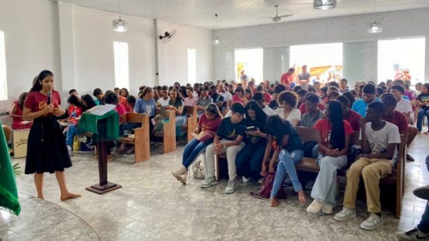 Cruzeiro de Laje sediou nesse domingo (22) o EDJ (Encontro diocesano jovem) - noticias, laje, destaque, catolico