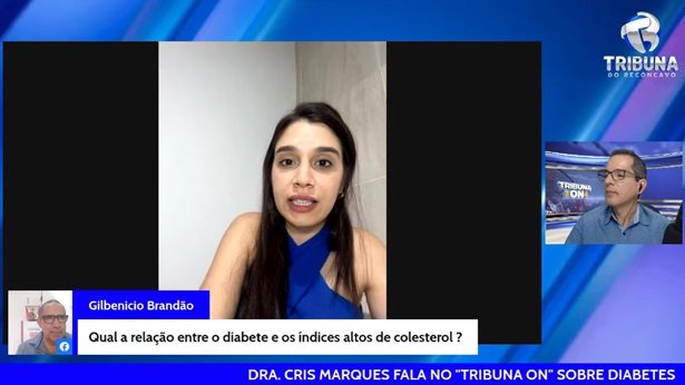 ENDOCRINOLOGISTA DRA. CRIS MARQUES FALOU SOBRE DIABETES - tribuna-on