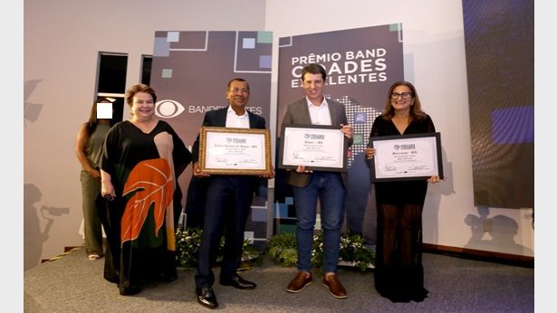SAJ recebe pela terceira vez consecutiva o prêmio Band Cidades Excelentes - saj