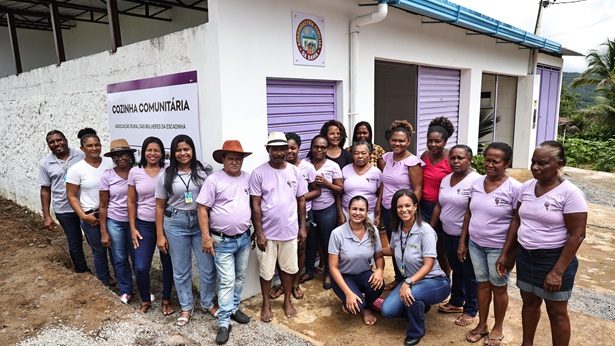 Taperoá: Associação Rural das Mulheres da Escadinha recebe Cozinha Comunitária - taperoa, bahia