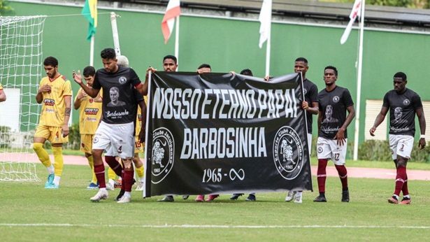 Jacuipense faz homenagem a Barbosinha ao entrar em campo pela Série D do Brasileiro - esporte