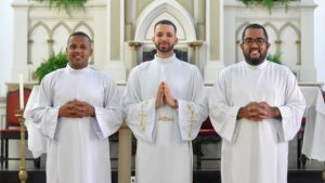 DIOCESE DE AMARGOSA: Seminaristas Marcelo, Jeremias e Magno serão ordenados diáconos - noticias, destaque, catolico