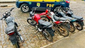 Motocicletas roubadas são recuperadas em Brejões; uma foi roubada em SAJ - saj, destaque