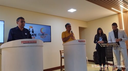 Clube FM realiza com sucesso debate com os prefeituráveis de Santo Antônio de Jesus - saj, destaque, bahia