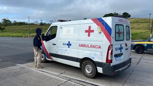 PRF na Bahia intensifica fiscalização de veículos utilizados no transporte de pacientes em Tratamento Fora do Domicílio (TFD) - destaque, bahia