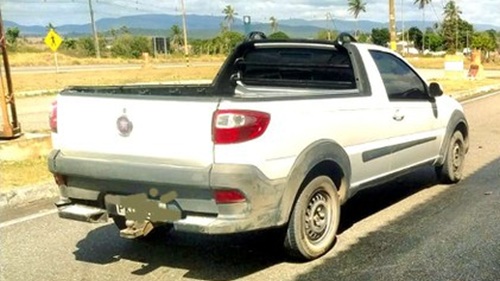 Fiat Strada roubada em Taperoá é recuperada em Santo Antônio de Jesus - saj, bahia