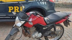 PRF recupera motocicleta adulterada na BR-110 - bahia