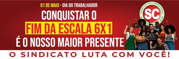 Banner Sindicato dos Comerciários