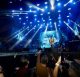 Dupla Bruno e Marrone durante show no São João de Santo Antônio de Jesus 2026, que teve aprovação de 93,3% do público.