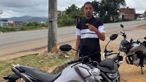 Cauã Santos Souza, de 18 anos, vítima de acidente de trânsito em Mutuípe