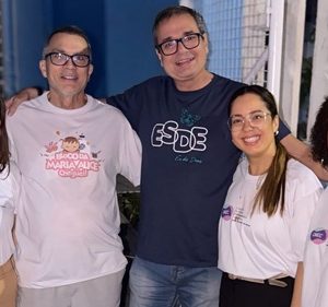 Integrantes do Conselho da Mulher Empreendedora e da Cultura durante entrega de doações à SEEJA em Santo Antônio de Jesus.